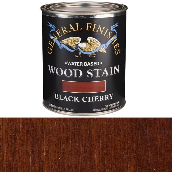 Wood Stain - Water Based - Color:Black Cherry - Size:1 Quart
